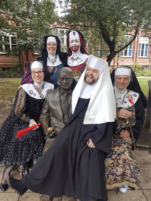 Novice Sister Bootrice at the vestition ceremony