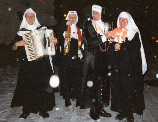 Snow time for The Sisters- our sister history